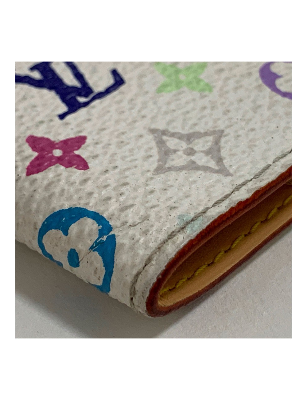 Porte cartes LOUIS VUITTON toile Murakami