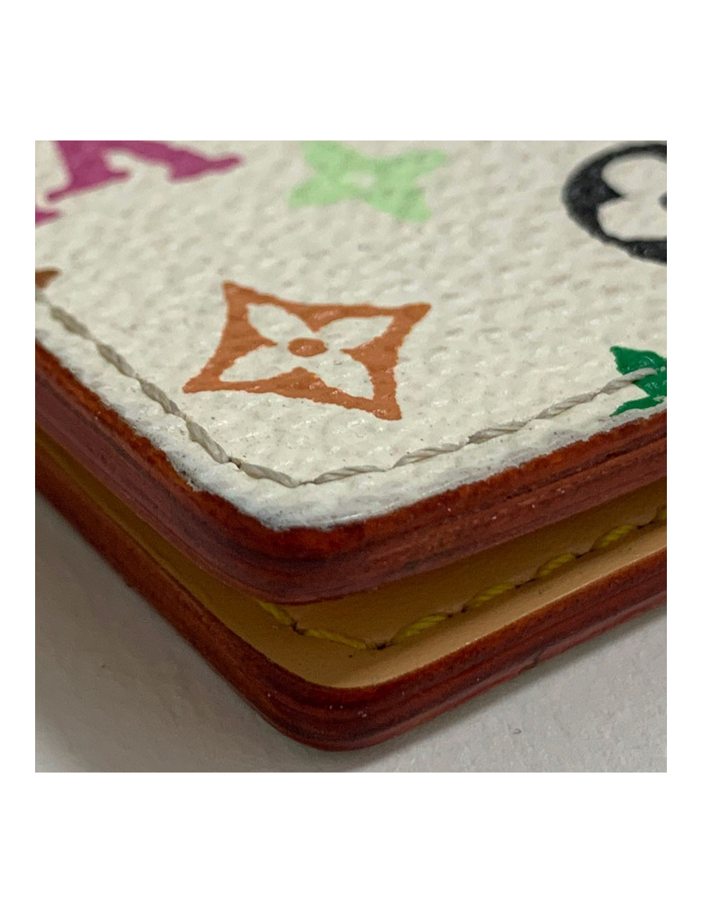 Porte cartes LOUIS VUITTON toile Murakami