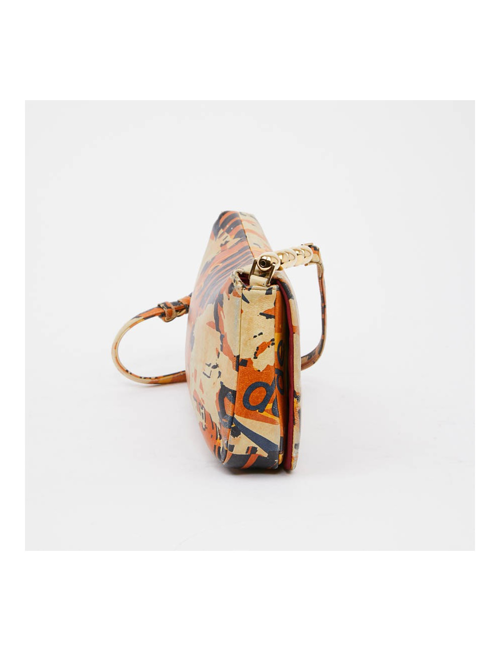 Sac baguette DIOR  Malice cuir Graffitis 