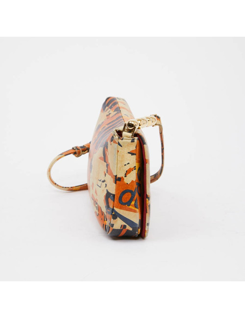 Sac baguette DIOR  Malice cuir Graffitis 