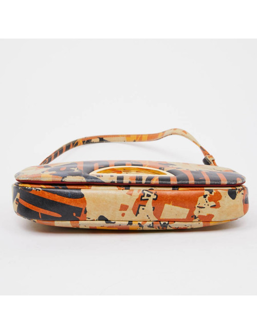 Sac baguette DIOR  Malice cuir Graffitis 
