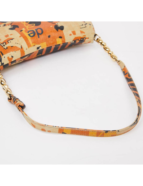 Sac baguette DIOR  Malice cuir Graffitis 