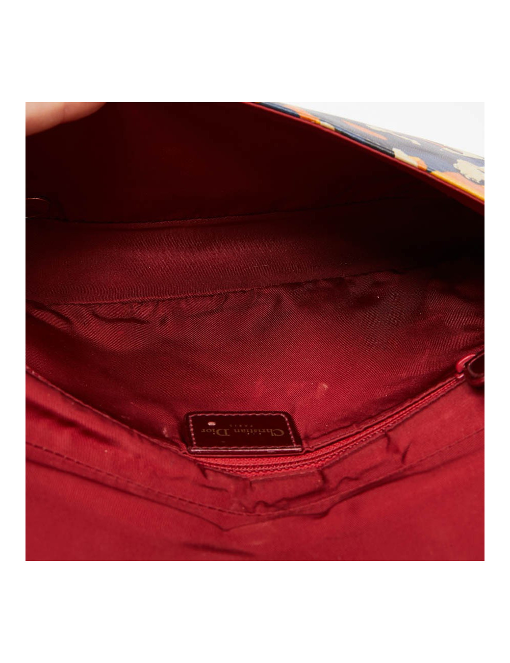 Sac baguette DIOR  Malice cuir Graffitis 