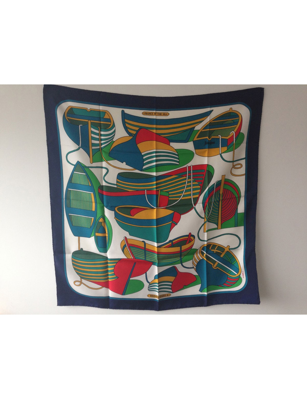 Carré HERMES "France by the sea" série spécial pour Neimann Marcus