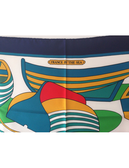 Carré HERMES "France by the sea" série spécial pour Neimann Marcus