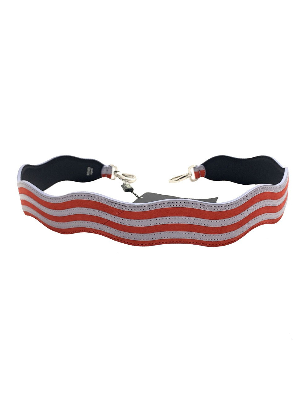 FENDI shoulder strap "Strap You" two-tone stripes