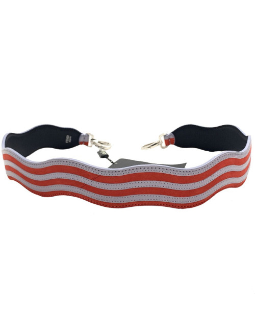 FENDI shoulder strap "Strap You" two-tone stripes