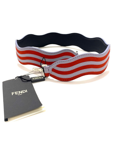 FENDI shoulder strap "Strap You" two-tone stripes