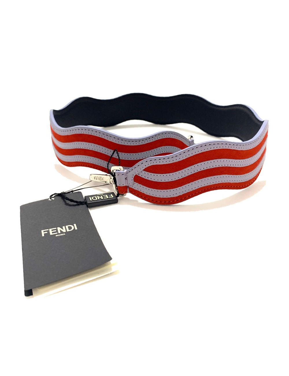 Bandoulière Strap You FENDI bicolore à rayures