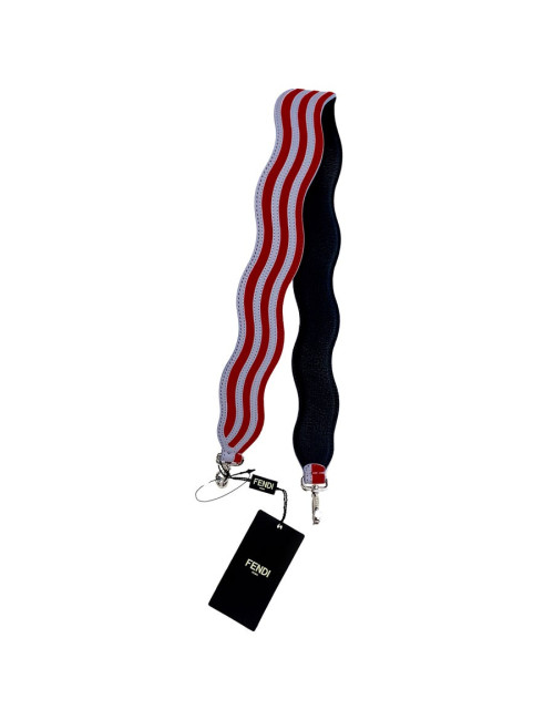FENDI shoulder strap "Strap You" two-tone stripes