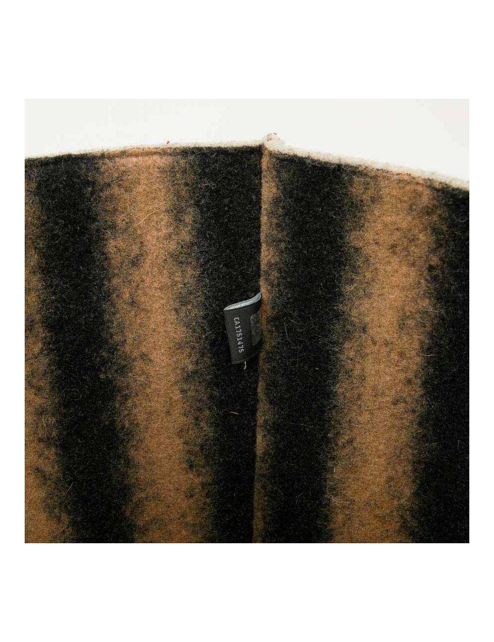 Grand cabas FENDI en laine bouillie beige GM