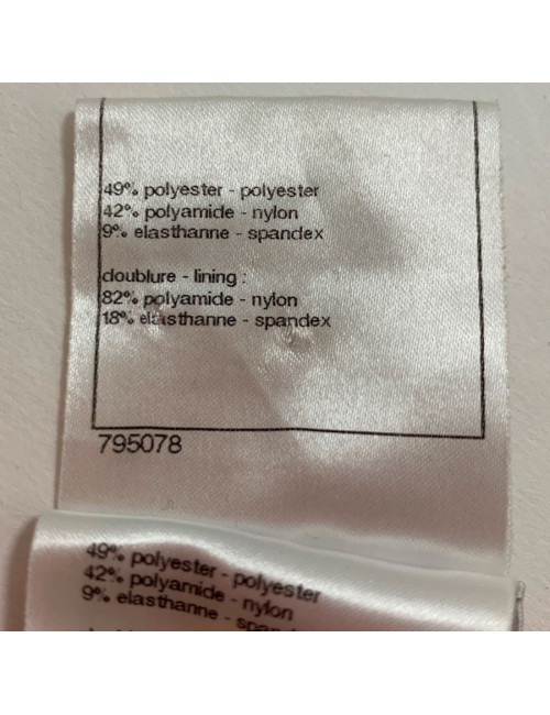 Maillot de bain CHANEL vichy rose et blanc