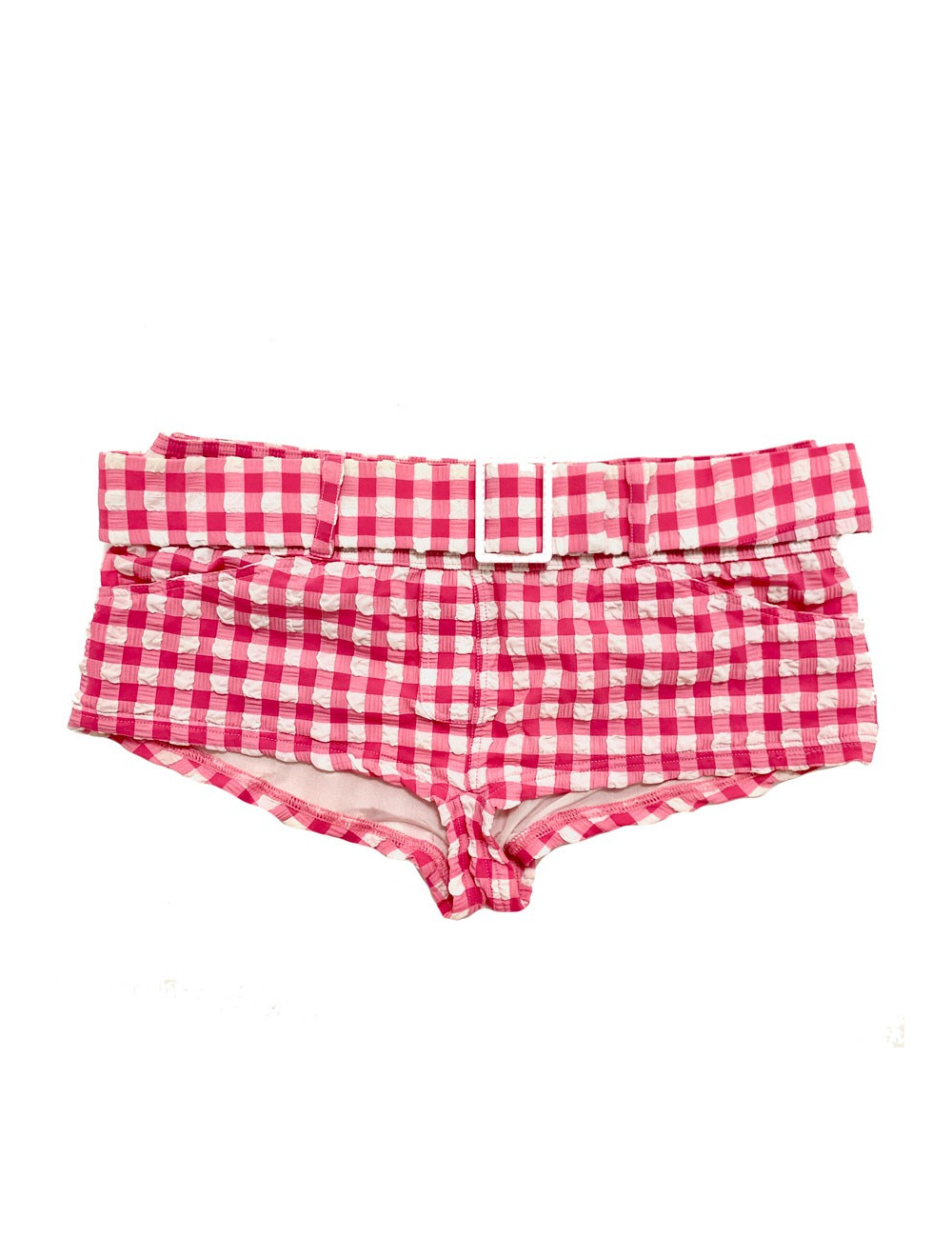 Maillot de bain CHANEL vichy rose et blanc