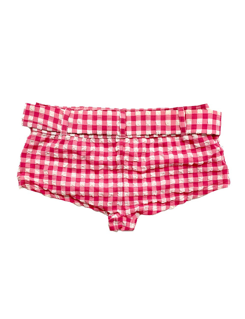 Maillot de bain CHANEL bikini vichy rose et blanc