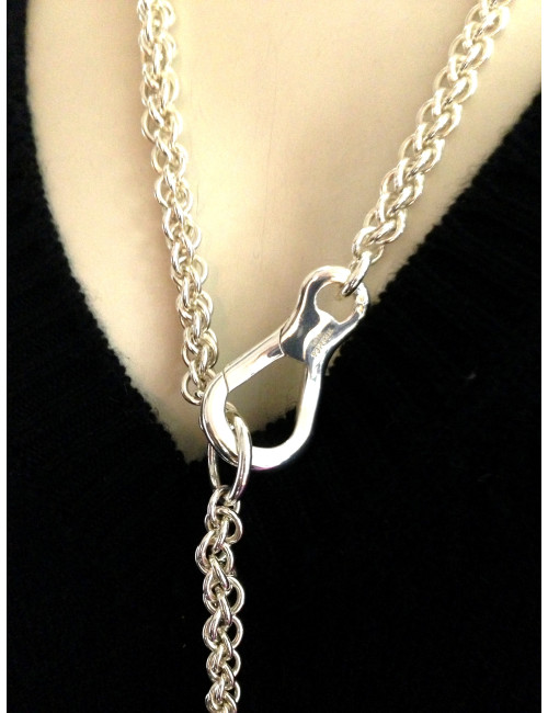 Sautoir HERMES Atalante argent 