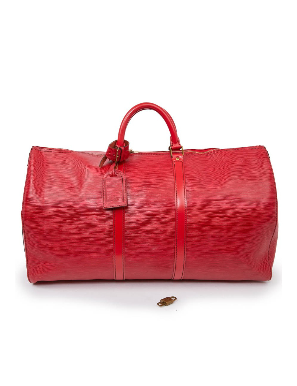 Keepall VUITTON Epi rouge