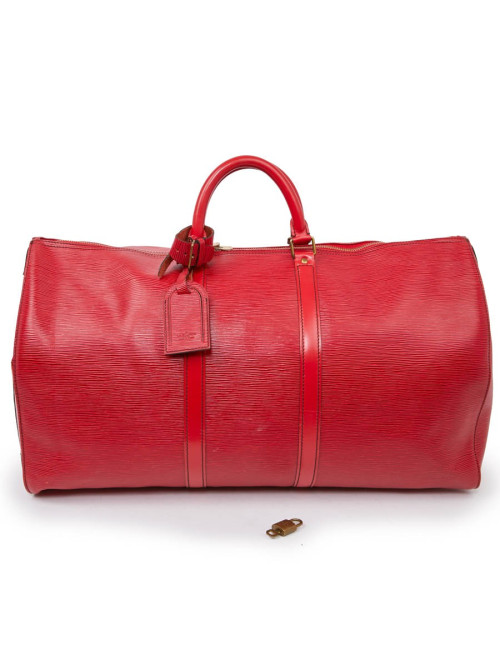 Keepall VUITTON Epi rouge