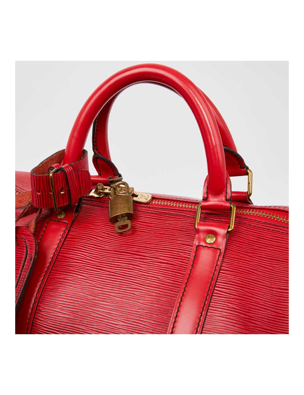 Keepall VUITTON Epi rouge