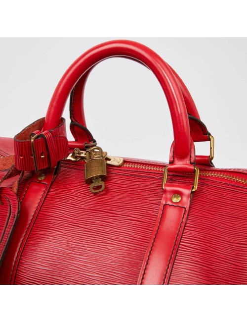 Keepall VUITTON Epi rouge