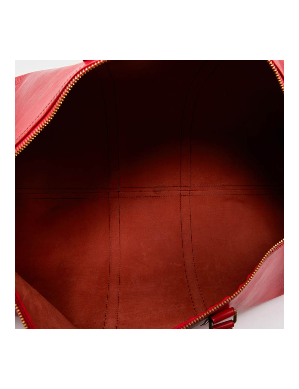 Keepall VUITTON Epi rouge
