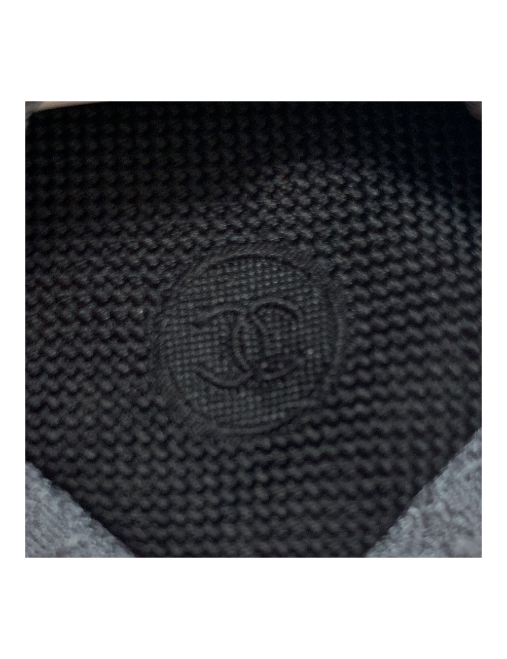 Cravate CHANEL Couture Soie grise