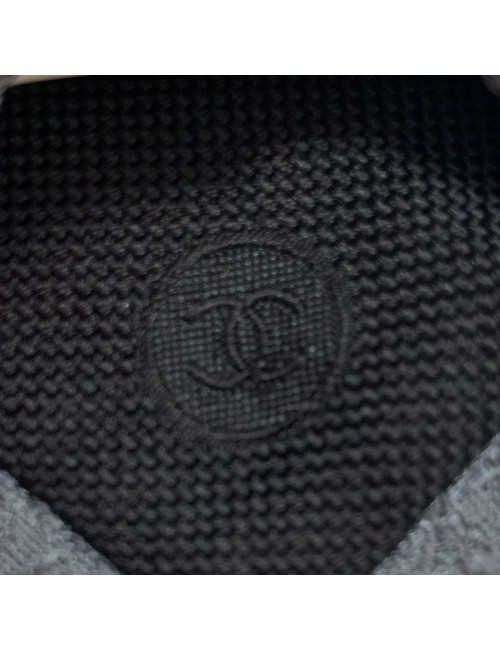 Cravate CHANEL Couture Soie grise