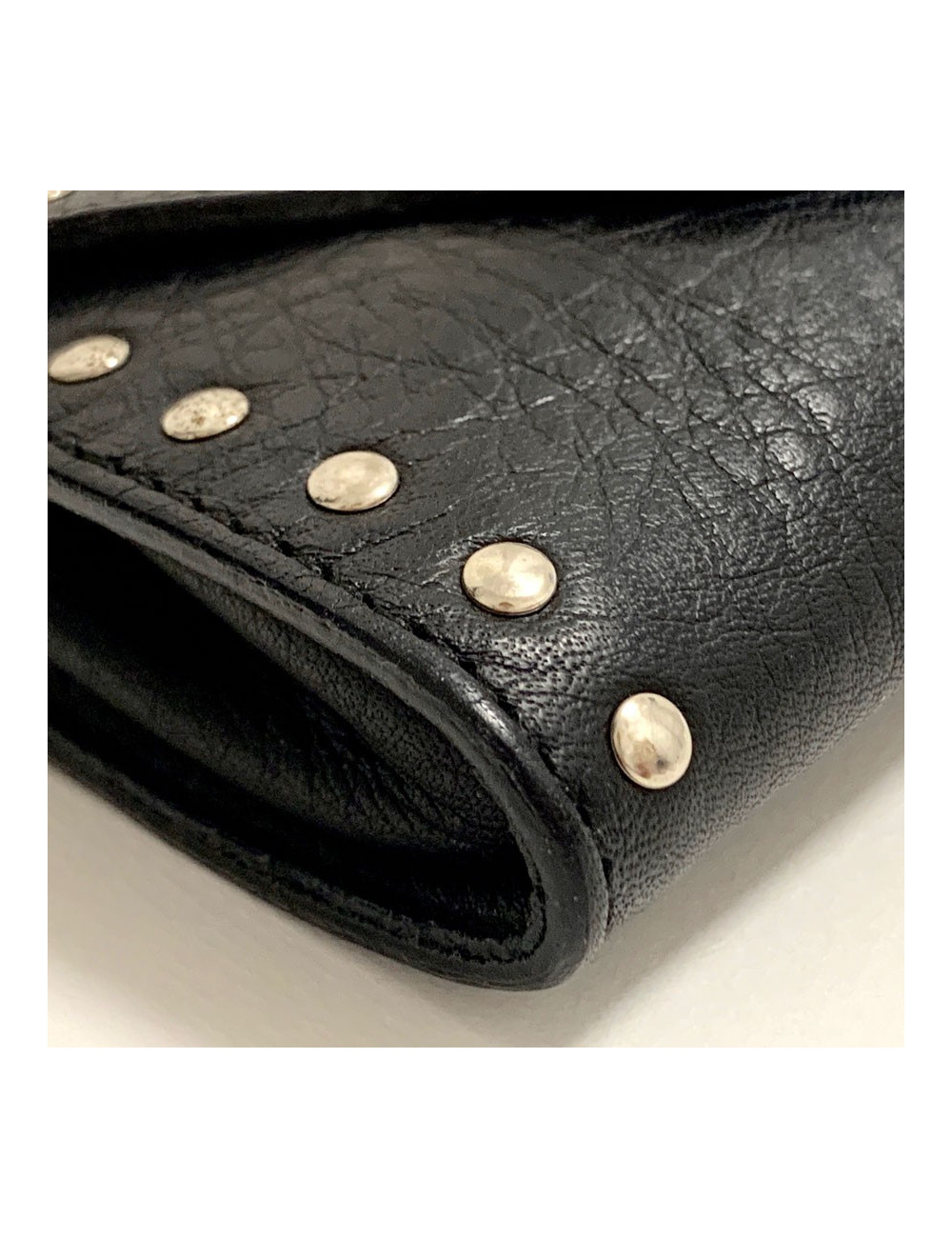 Sac de ceinture VERSACE en cuir noir