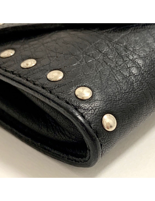 Sac de ceinture VERSACE en cuir noir