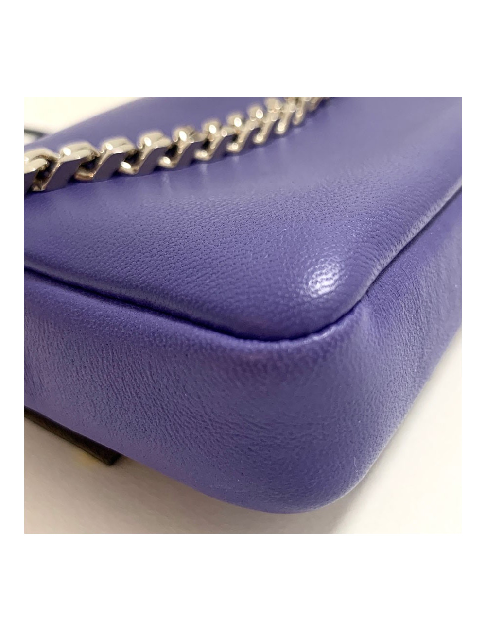 Mini sac Fendi cuir violet