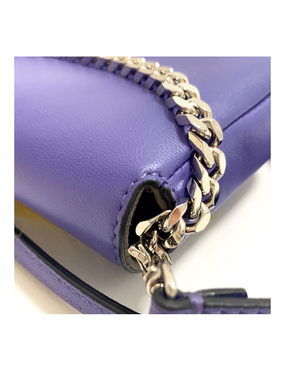 Mini sac Fendi cuir violet