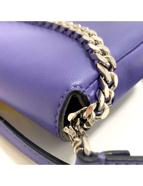 Mini sac Fendi cuir violet