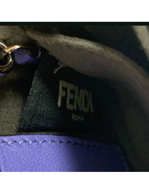 Mini sac Fendi cuir violet