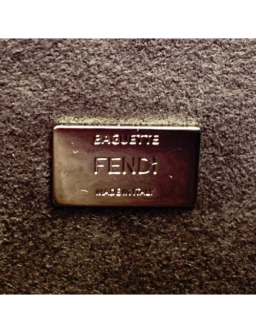 Mini sac Fendi cuir violet