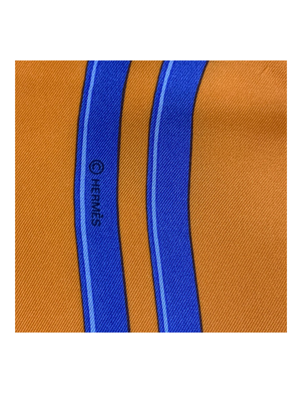 Carré HERMES Brides de Gala mauve en soie