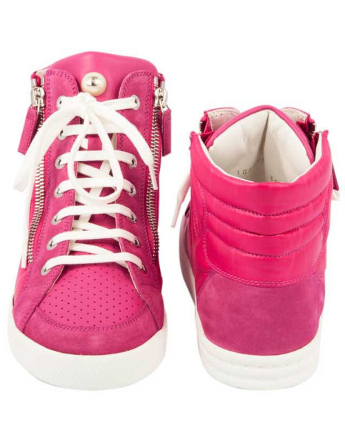 Baskets CHANEL T 38 rose