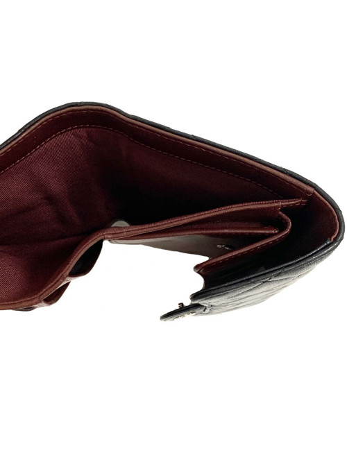 Compagnon CHANEL cuir noir