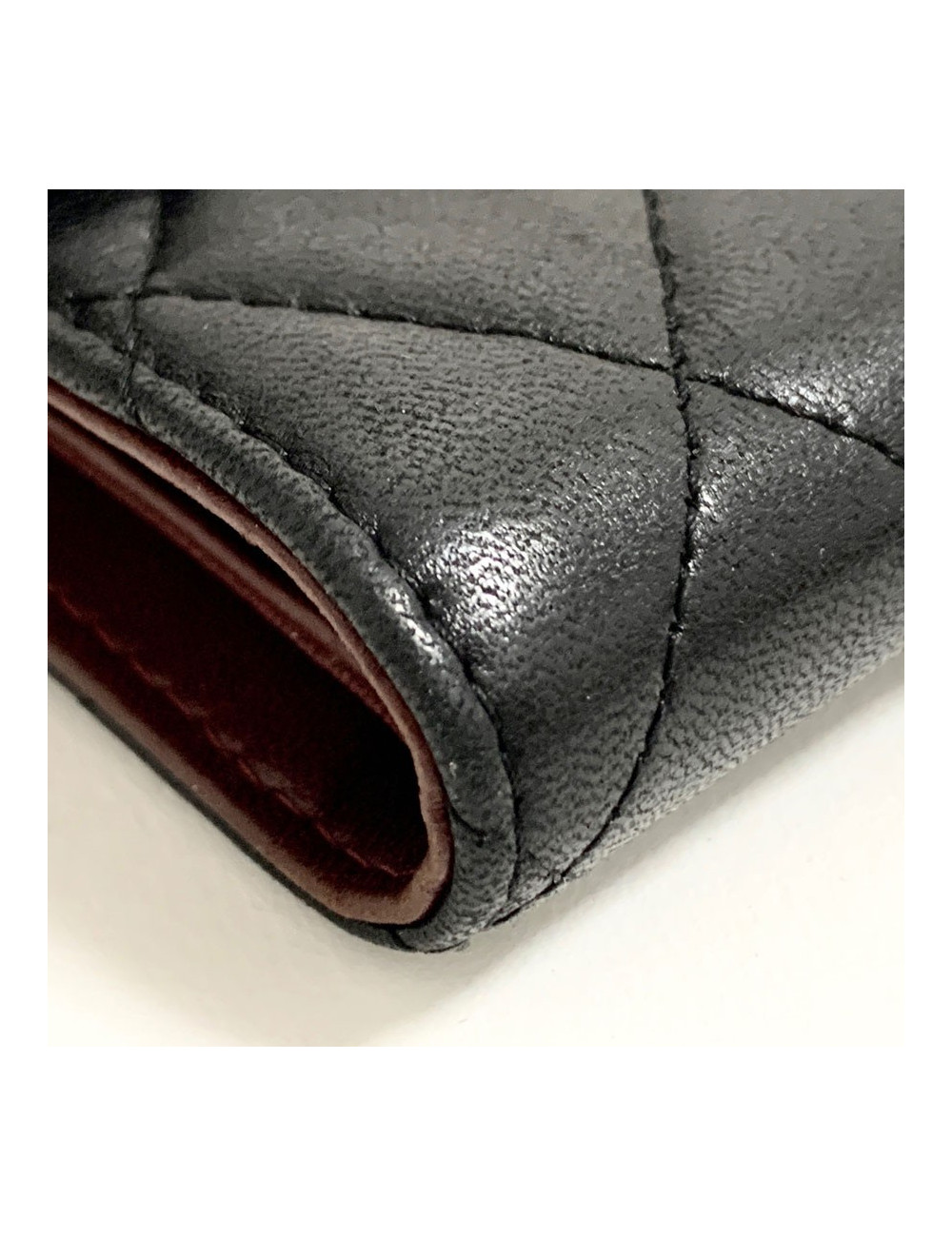 Compagnon CHANEL cuir noir