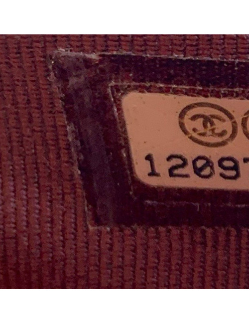 Compagnon CHANEL cuir d'agneau matelassé noir