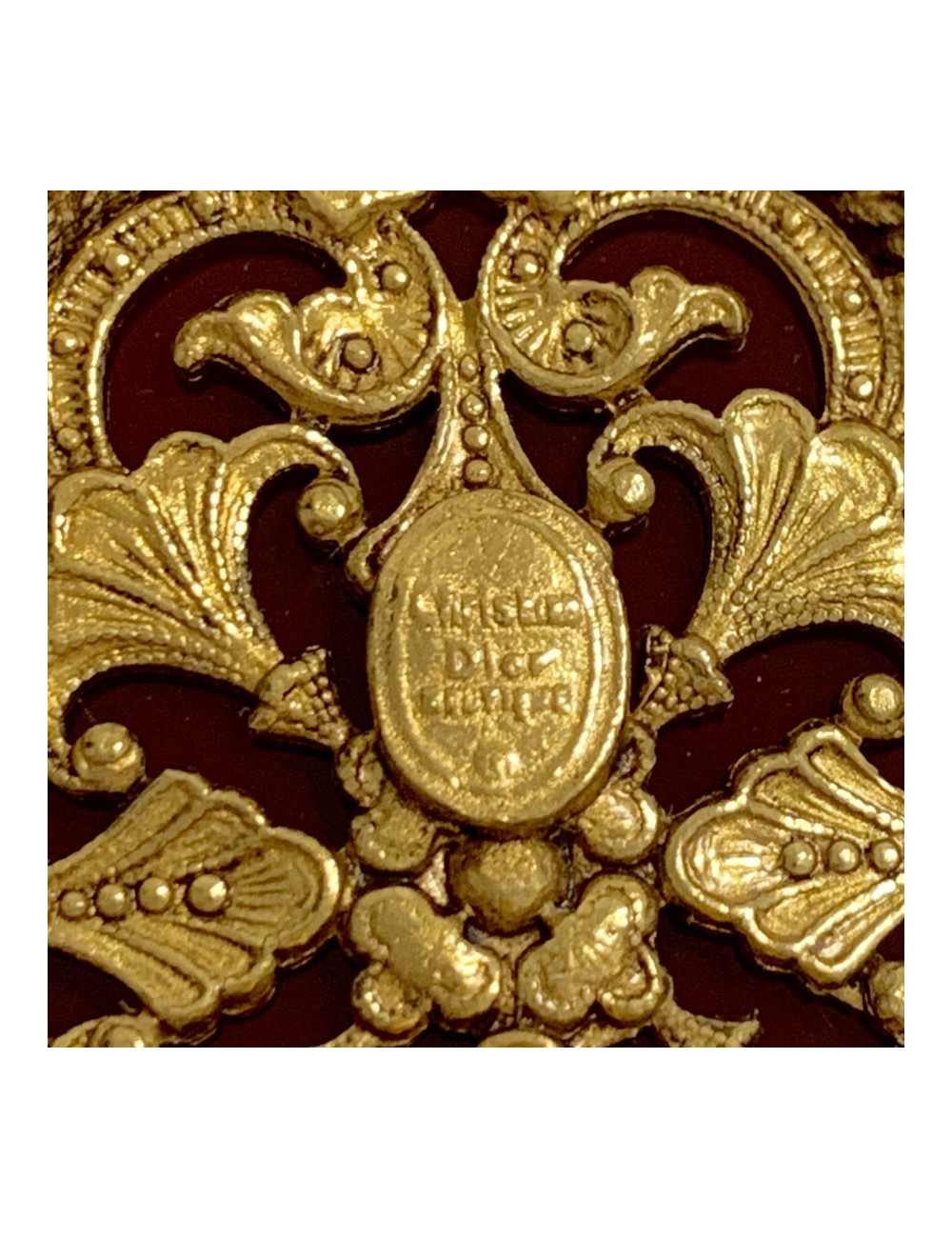 Clips Camée CHRISTIAN DIOR vintage