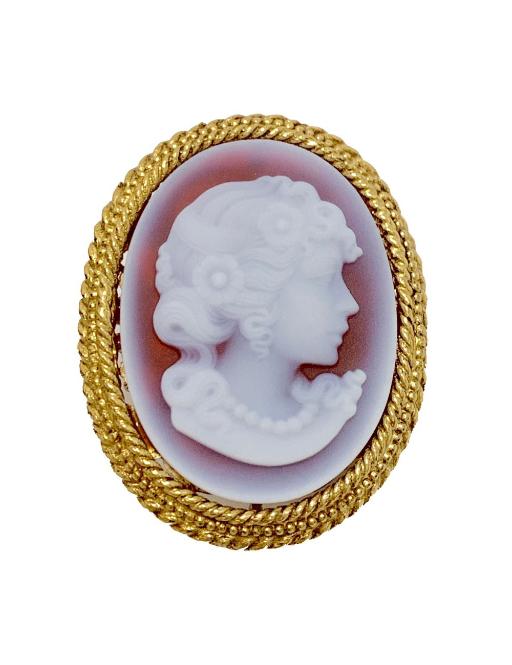 Clips Camée CHRISTIAN DIOR vintage