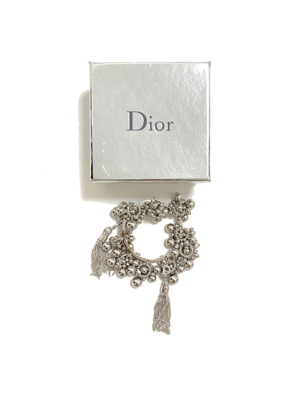 Broche DIOR argenté