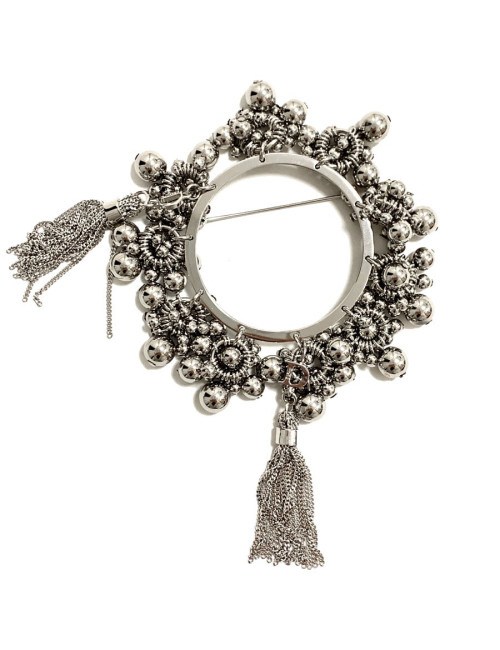 Broche DIOR argenté