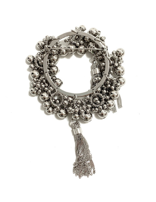 Broche DIOR argenté