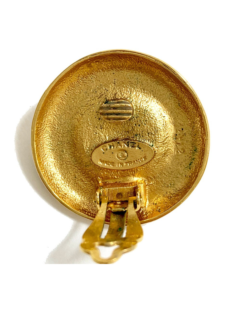 Boucles d'oreille clips CHANEL 80'