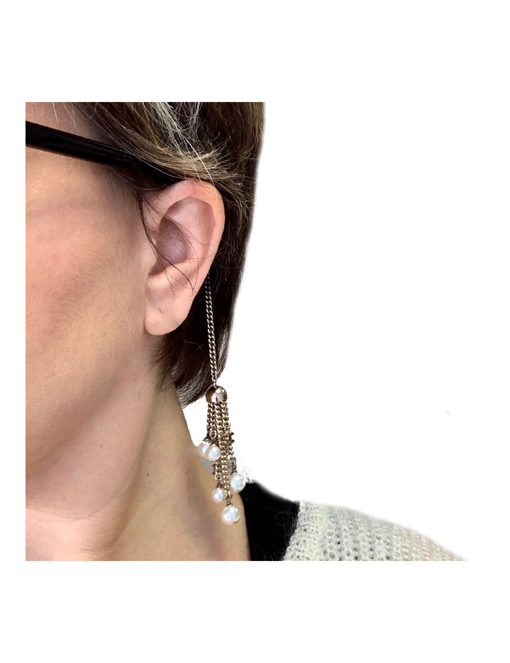 Lunettes de soleil CHANEL pampilles édition limitée