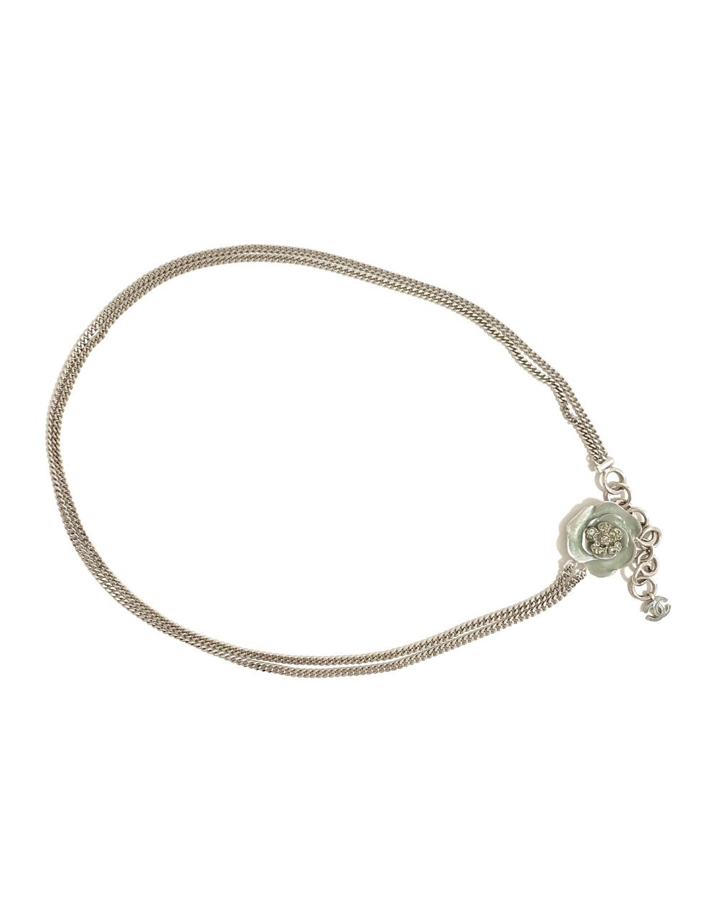 Ceinture CHANEL métal argent