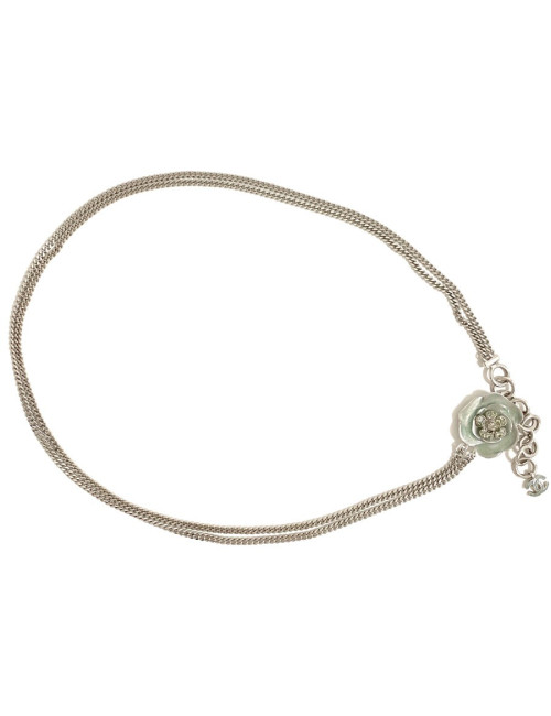 Ceinture CHANEL métal argent