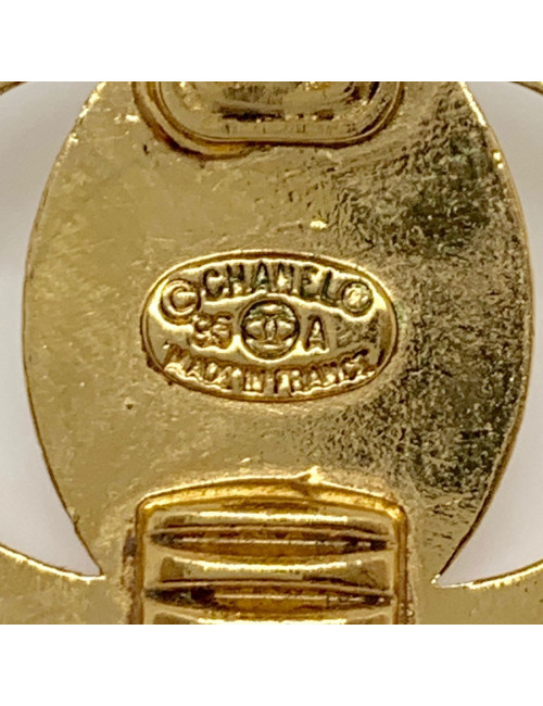 Parure CHANEL collier et boucles d'oreille clips Vintage