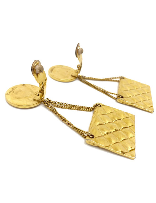 Clips sac CHANEL dorés vintage