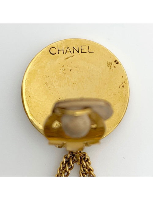 Clips sac CHANEL dorés vintage